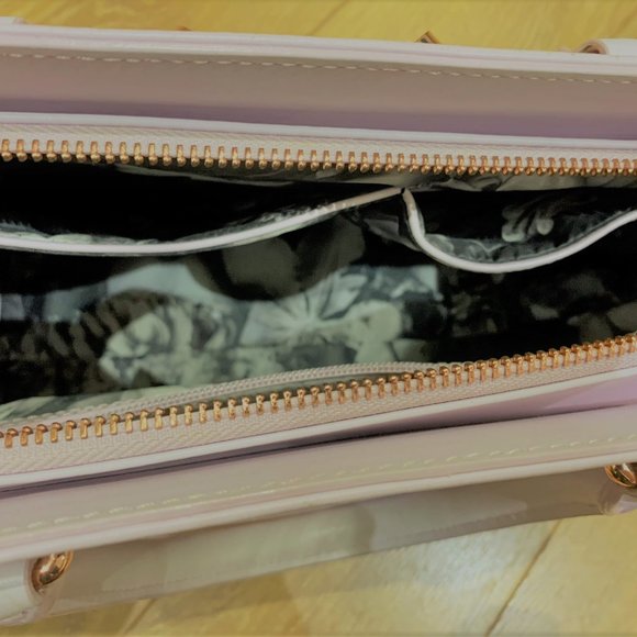 Ted Baker Pink Bow Satchel with Rose Gold Hardware - Picture 5 of 5